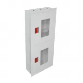 Шкаф пожарный ШПК-320 ВОБ встроенный открытый белый Шкаф пожарный ШПК-320 ВОБ встроенный открытый белый